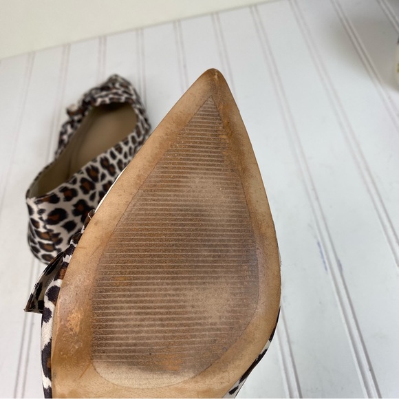 Ann Taylor Leopard fabric heels - Picture 9 of 9
